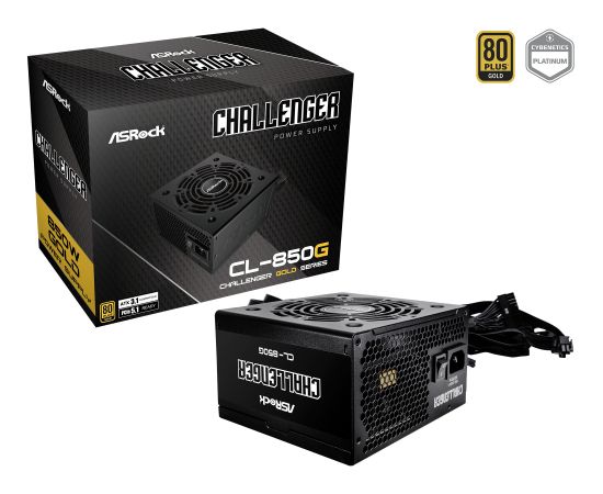 ASRock Phantom Gaming PG-750G, PC power supply black, 1x 12-pin high power GPU, 3x PCIe, cable management, 750 watts Datoru barošanas bloki