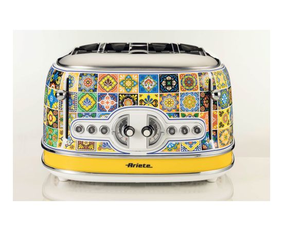 Ariete 4-slice toaster Positano multicoloured, 1630 watts, for 4 slices of toast Tosteri