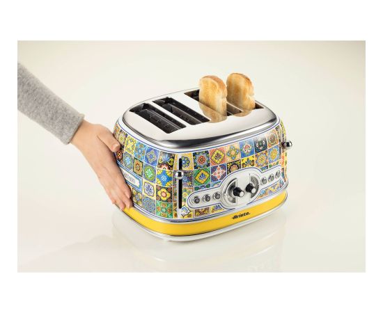 Ariete 4-slice toaster Positano multicoloured, 1630 watts, for 4 slices of toast Tosteri