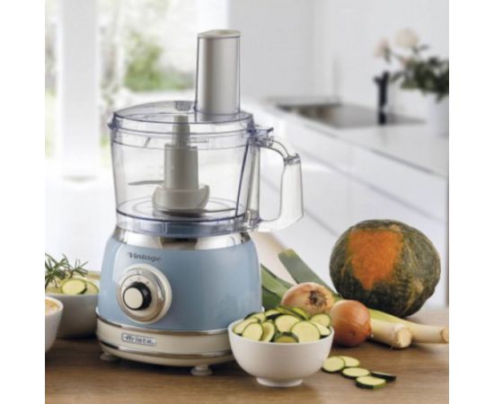 Ariete Vintage Blue Multifunctional Food Processor, light blue/cream, 1000 watts, 1.2 liters Virtuves kombaini