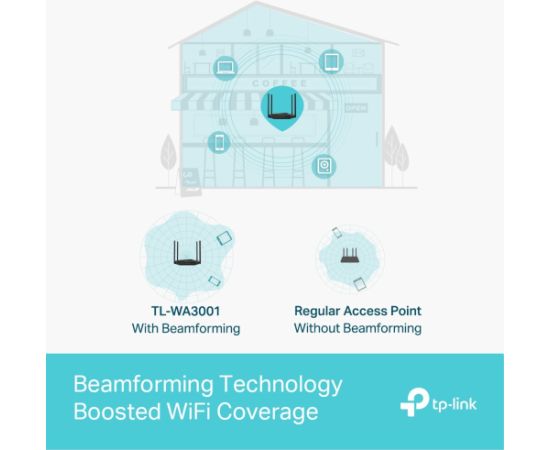 TP-Link TL-WA3001 dual-band Wi-Fi 6, access point black Access Points