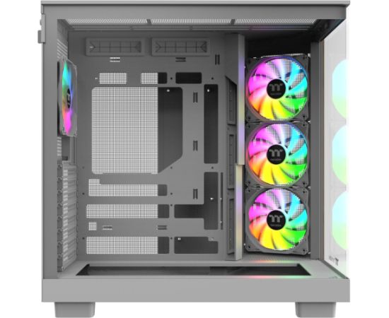 Thermaltake View 380 XL WS ARGB, Tower Case white/wood, Tempered Glass x 2, Wood Texture Datoru korpusi