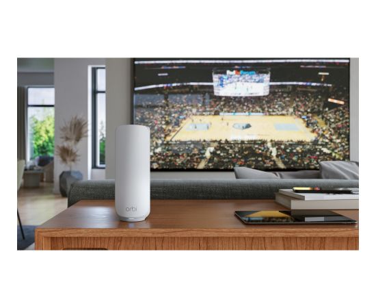 Netgear Orbi 370 Series Dual-Band WiFi 7 Mesh Additional Satellite, Access Point White Access Points