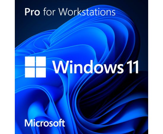 Microsoft Windows 11 Pro for Workstations, Operating System Software 64-bit, German, DVD-ROM Программное обеспечение