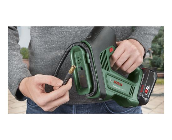 Bosch DIY & Garden Cordless Air Pump UniversalPump 18V Set green/black, Li-ion battery 2.0Ah, POWER FOR ALL ALLIANCE Компрессоры