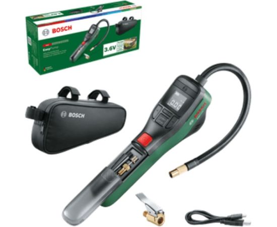 Bosch DIY & Garden Air Pump EasyPump 3.6 Volt green/black Велосипеды