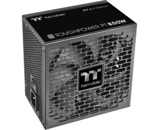 Thermaltake Toughpower PT 850W, PC power supply 1x 12 pin high power GPU, 4x PCIe, cable management, 850 watts Datoru barošanas bloki