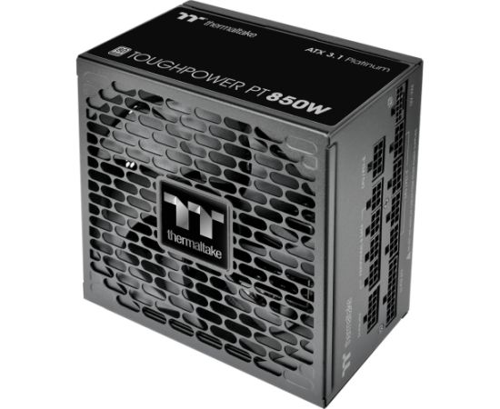 Thermaltake Toughpower PT 850W, PC power supply 1x 12 pin high power GPU, 4x PCIe, cable management, 850 watts Datoru barošanas bloki