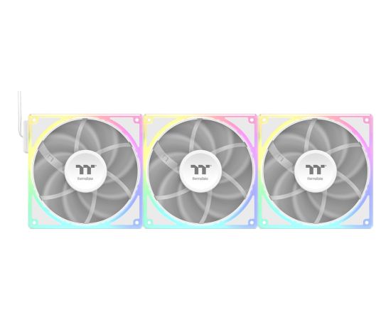 Thermaltake TOUGHFAN EX 140 ARGB Sync White, case fan pack of 3, 140 mm Korpusu dzesēšana