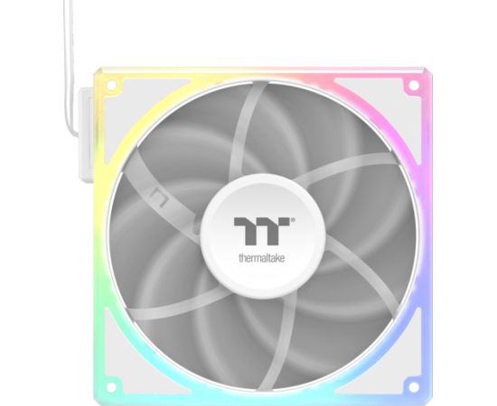 Thermaltake TOUGHFAN EX 140 ARGB Sync White, case fan pack of 3, 140 mm Korpusu dzesēšana