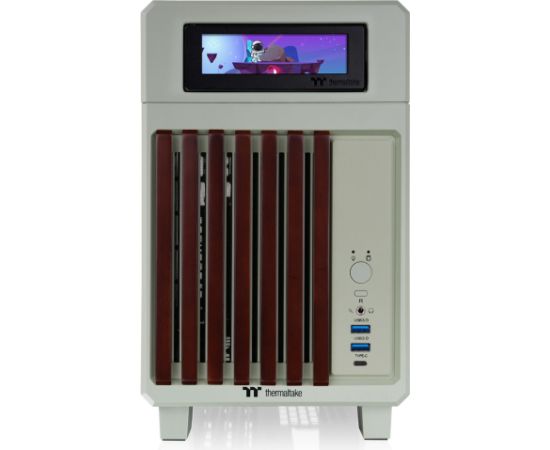 Thermaltake TR100 WS, Tower Case Light Green, Wood & Steel Datoru korpusi