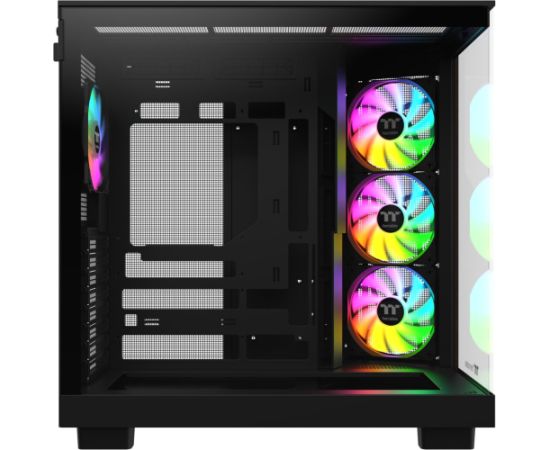 Thermaltake View 380 XL WS ARGB, Tower Case black/wood, Tempered Glass x 2, Wood Texture Datoru korpusi