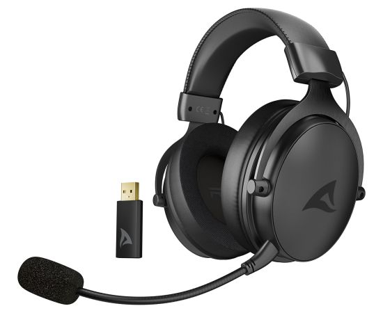 Sharkoon Skiller SGH40W, gaming headset black, USB-A dongle, 3.5 mm jack Jaunumi - Audio-Video