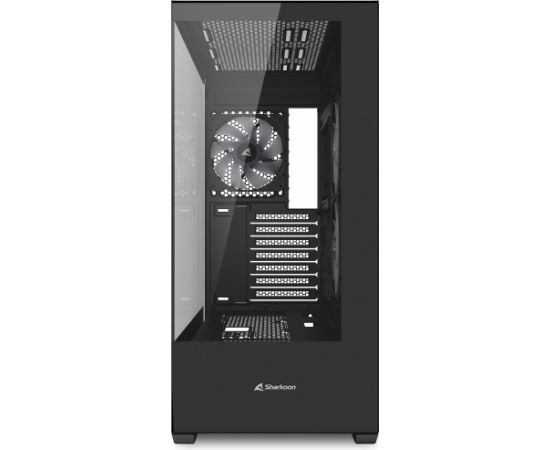 Sharkoon SK6 ARGB, Tower Case Black, Tempered Glass x 2 Datoru korpusi