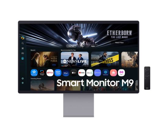 SAMSUNG S32FM900SU, OLED monitor - 32 - silver, UltraHD/4K, QD-OLED, G-Sync compatible, FreeSync, 165Hz panel Monitori