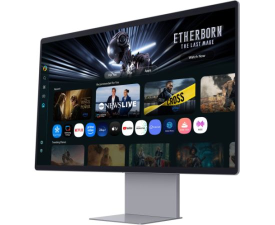 SAMSUNG S32FM900SU, OLED monitor - 32 - silver, UltraHD/4K, QD-OLED, G-Sync compatible, FreeSync, 165Hz panel Monitori