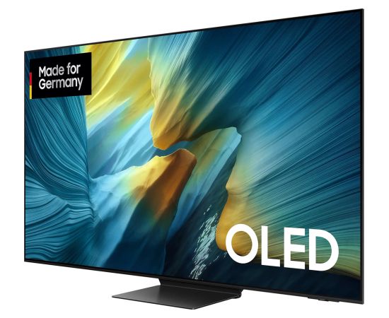 SAMSUNG GQ65S95FATXZG, OLED TV - 65 - black/silver, UltraHD/4K, Vision AI, PVR, Twin Tuner, One Connect Box, 100Hz Panel Телевизоры