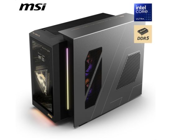 MSI MEG Vision X AI 2NVV7-009AT, gaming PC black/transparent, Windows 11 Home Personālie datori