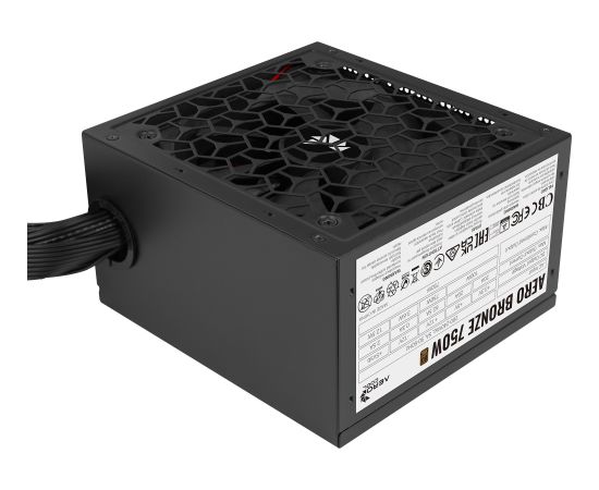 Aerocool AERO 750, PC power supply, black, 750 watts Блоки питания