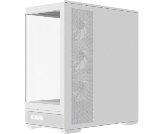 Aerocool P500B Digi-WT-v1, Tower Case White, Tempered Glass x 2 Datoru korpusi
