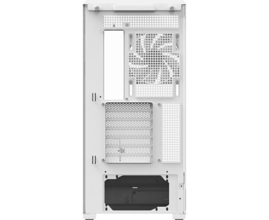 Aerocool P500B Digi-WT-v1, Tower Case White, Tempered Glass x 2 Datoru korpusi