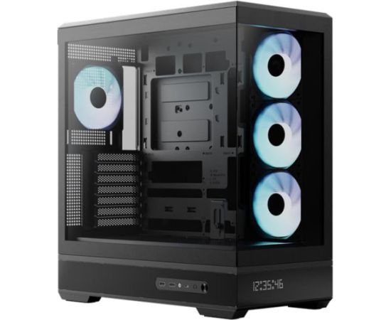 Aerocool P500B Digi-BK-v1, Tower Case, Black, Tempered Glass x 2 Datoru korpusi