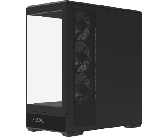 Aerocool P500B Digi-BK-v1, Tower Case, Black, Tempered Glass x 2 Datoru korpusi