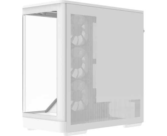Aerocool P500A-WT-v1, Tower Case White, Tempered Glass x 2 Datoru korpusi