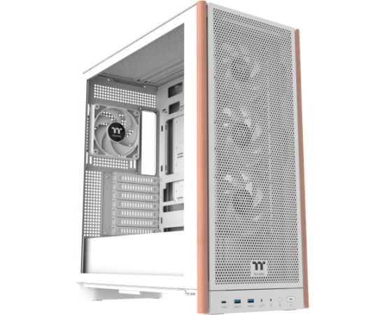 Thermaltake S370 WS, tower case black, tempered glass Datoru korpusi