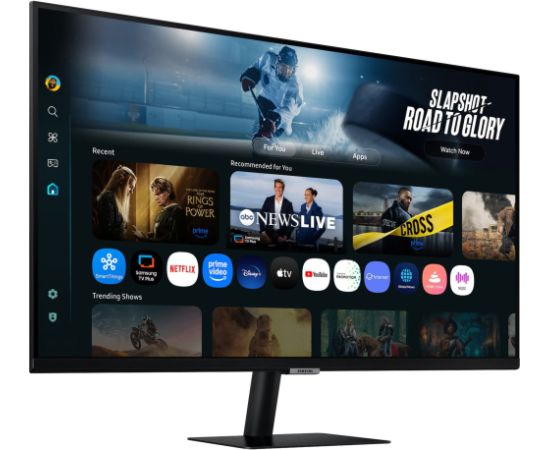 SAMSUNG Smart AI Monitor S32FM700UU, LED monitor - 32 - black, UltraHD/4K, VA, HDR, remote control, speakers Monitori