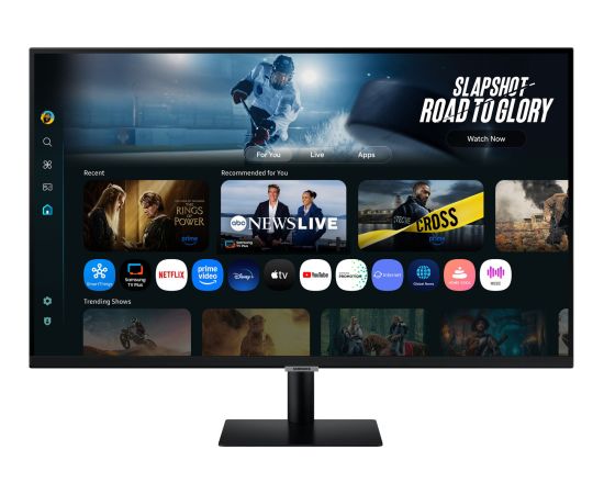 SAMSUNG Smart AI Monitor S32FM700UU, LED monitor - 32 - black, UltraHD/4K, VA, HDR, remote control, speakers Monitori