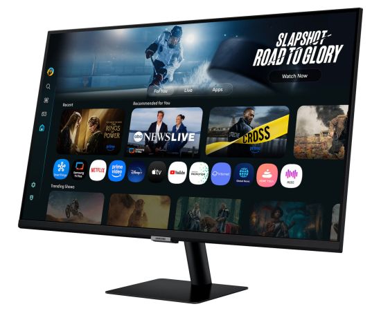 SAMSUNG Smart AI Monitor S32FM700UU, LED monitor - 32 - black, UltraHD/4K, VA, HDR, remote control, speakers Monitori