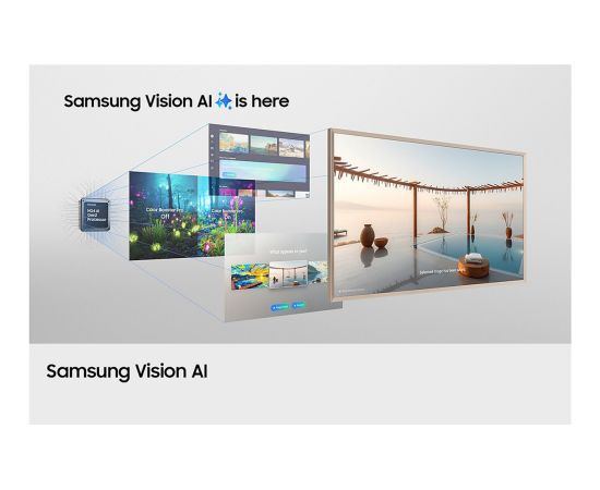 SAMSUNG GQ65LS03FAUXZG The Frame, QLED TV - 65 - black, UltraHD/4K, Vision AI, interchangeable frames, One Connect Box, 100Hz panel Телевизоры