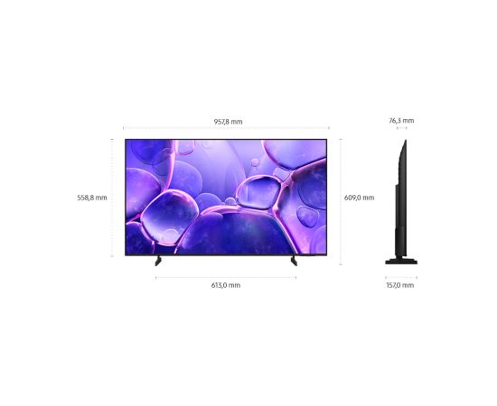 SAMSUNG GU43U8079F, LED TV - 43 - black, UltraHD/4K, Wi-Fi, Bluetooth, HDR10+ Televizori