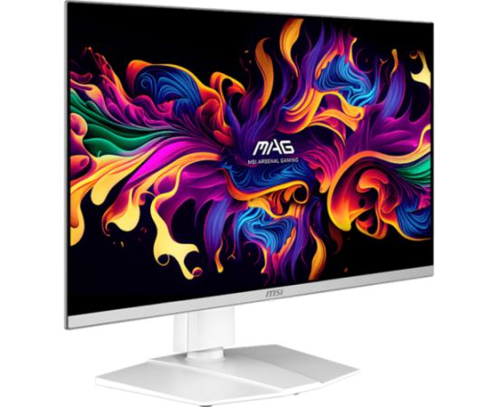 MSI MAG 272QPWDE QD-OLED X28, gaming monitor - 26.5 - white, QHD, HDMI, DP, USB-C, HDR, 280Hz panel Monitori