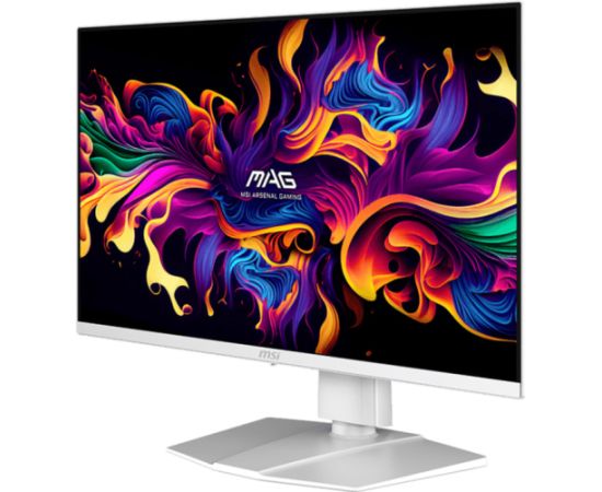 MSI MAG 272QPWDE QD-OLED X28, gaming monitor - 26.5 - white, QHD, HDMI, DP, USB-C, HDR, 280Hz panel Monitori
