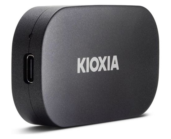 Kioxia Exceria Plus G2 Portable 1 TB External SSD Black USB-C 3.2 Gen 2 (10 Gbit/s) SSD Cietie Diski (Solid state drive)
