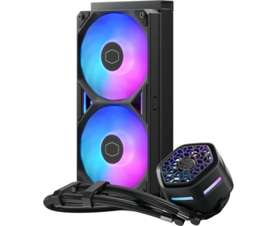 Cooler Master MasterLiquid 240 Atmos II VRM Fan ARGB, water cooling black Охлаждение процессора