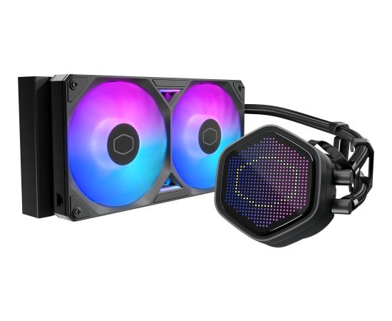 Cooler Master MasterLiquid 240 Atmos II Pixel LED, water cooling system, black Охлаждение процессора