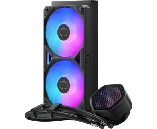 Cooler Master MasterLiquid 240 Atmos II Pixel LED, water cooling system, black Охлаждение процессора