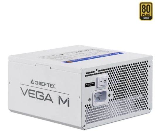 Chieftec Vega M 850W White, PC power supply white, 1x 12 pin high power GPU, 4x PCIe, cable management, 850 watts Блоки питания