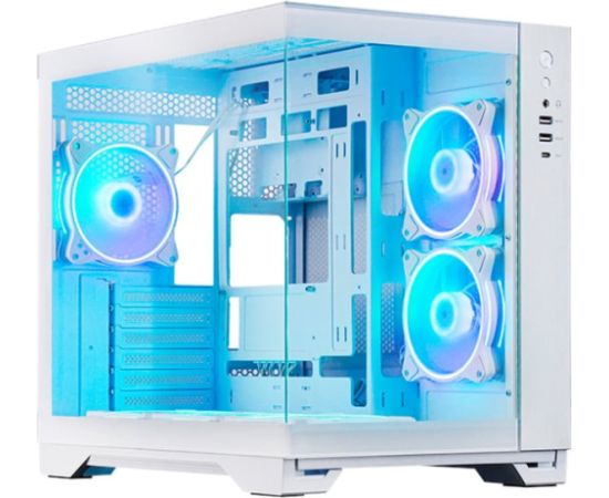 Chieftec Visio GM-30W-TG-OP, Tower case white, Tempered Glass x 2 Datoru korpusi