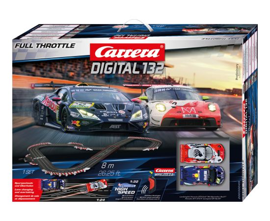 Carrera DIGITAL 132 Full Throttle, racetrack Новости - Детские товары