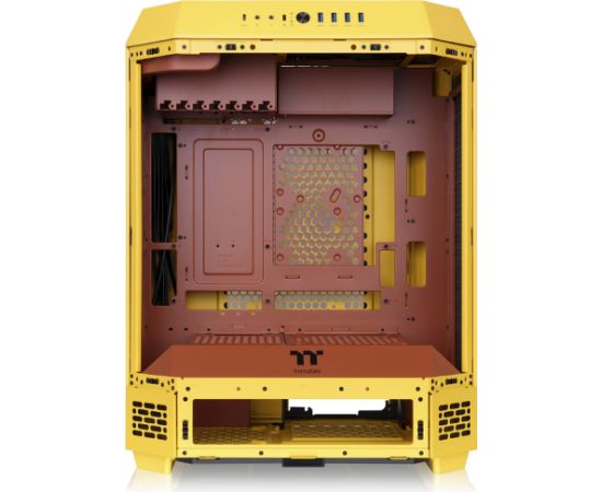 Thermaltake View 600 TG Butter Caramel, Full-Tower Case Yellow, Tempered Glass Datoru korpusi
