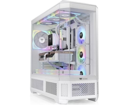 Thermaltake View 600 TG Snow, Big Tower Case White, Tempered Glass Datoru korpusi