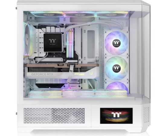 Thermaltake View 600 TG Snow, Big Tower Case White, Tempered Glass Datoru korpusi
