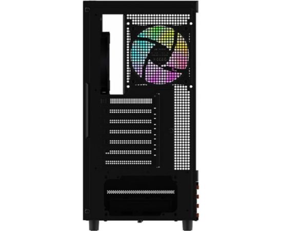 Thermaltake View 270 Plus WS ARGB, Tower case black/wood, tempered glass x 2, Wood structure Datoru korpusi