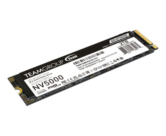 Team Group NV5000 2 TB SSD PCIe 4.0 x4 NVMe | M.2 2280 | Graphene Heatsink HDD Iekšējie cietie diski