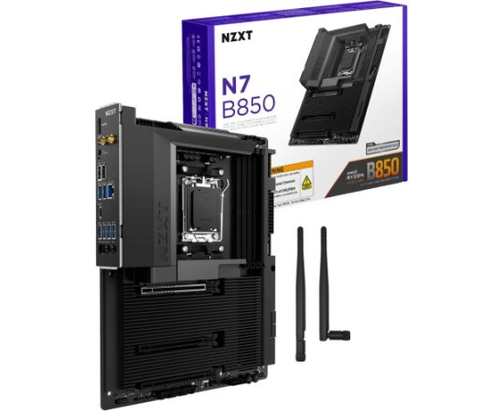NZXT N7 B850 Black - Socket AM5 - motherboard Mātes plates