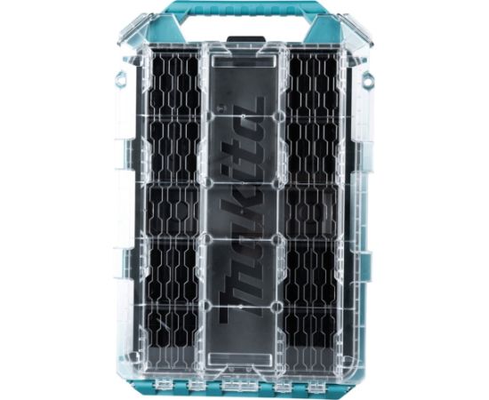 Makita MAKTRAK Organizer flat M, tool box blue/transparent, transparent lid Instrumentu kastes